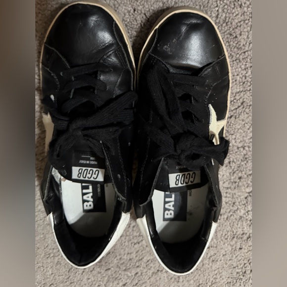 Golden Goose Shoes - Golden Goose Black and Cream Women's Sneakers
